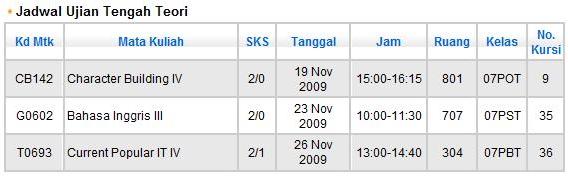 jadwal